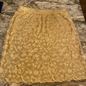 St. John evening by Marie Gray gold skirt size 12